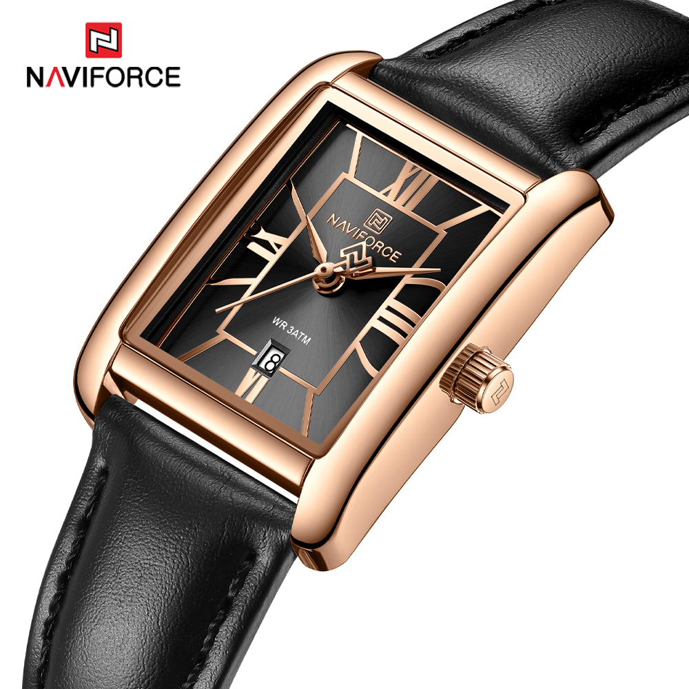 Jewelry Watches For Ladies - NAVIFORCE Women's Elegant Rectangle Quartz Watch