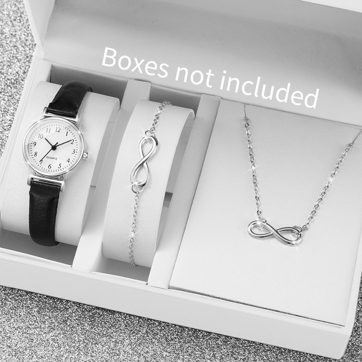Jewelry Watches For Ladies - 3PCS WATCH Fashion Small Arabic Dial