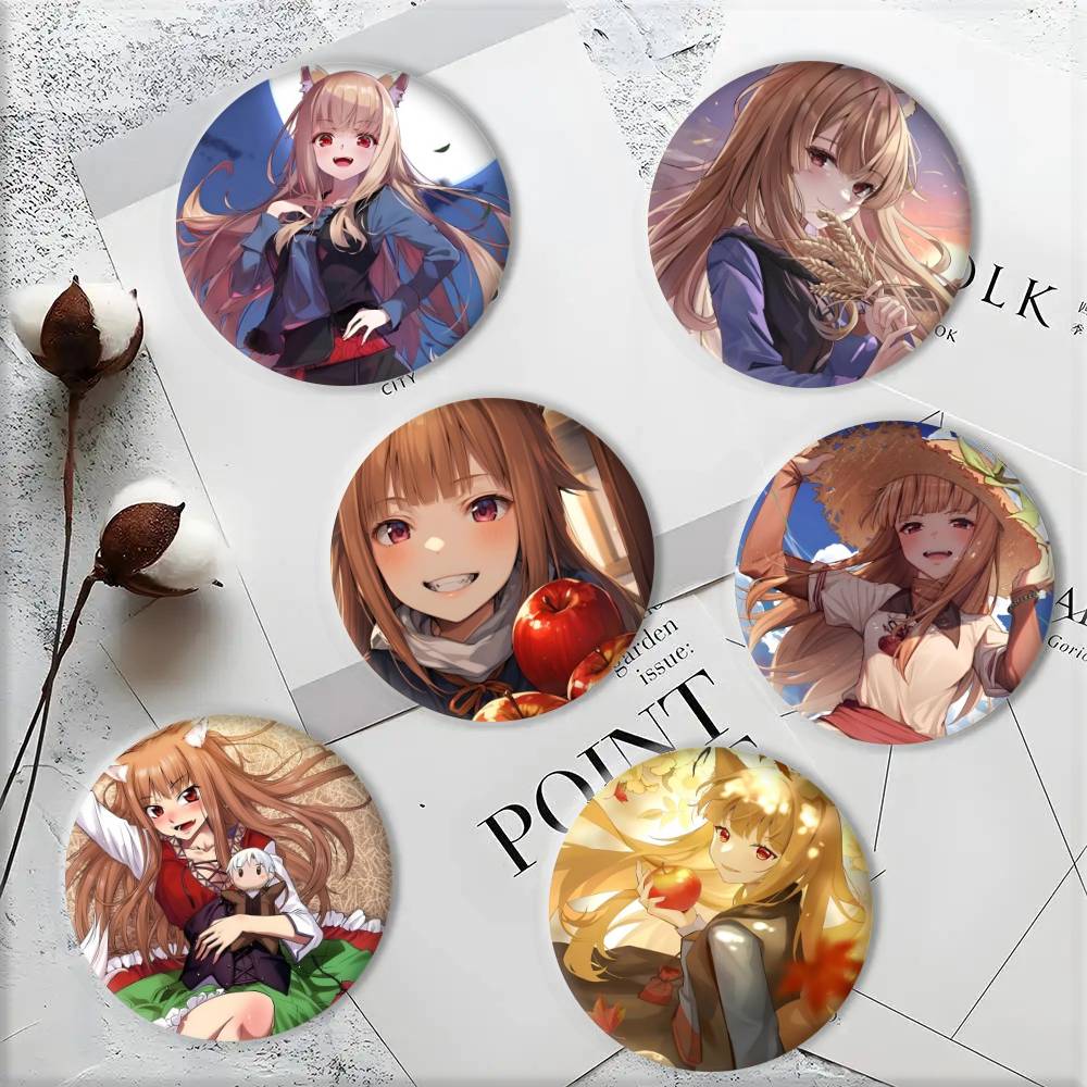 Wolf Jewelry & Watches Tampa Reviews - Anime Spice And Wolf Badge Tinplate