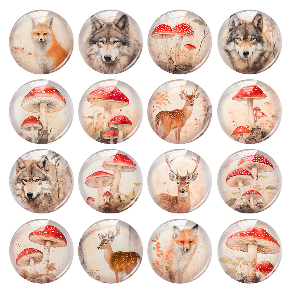 Wolf Jewelry & Watches Tampa Reviews - Random Mixed Round/Oval/Square Secret Forest Mushroom