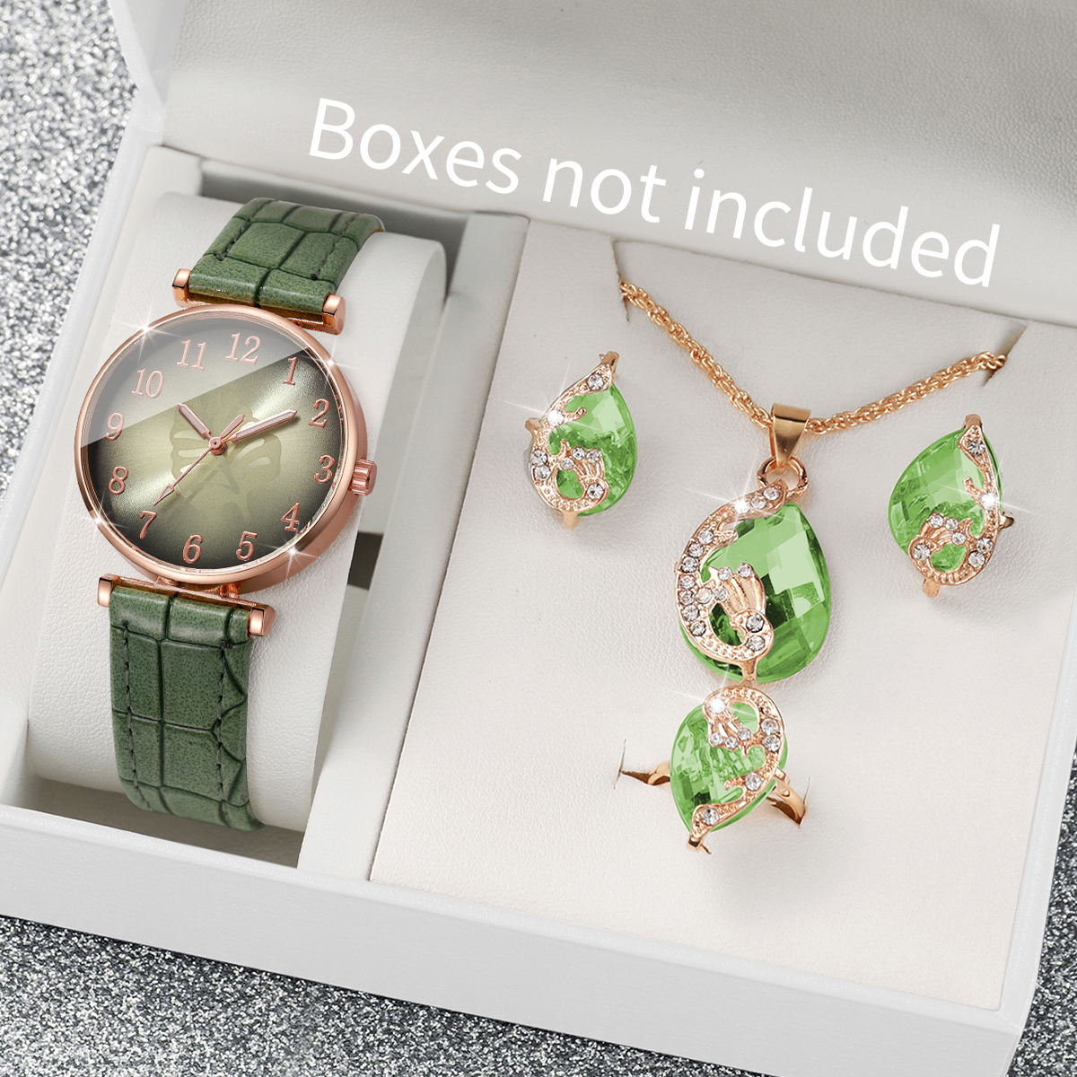 Jewelry Watches For Ladies - 5PCS Fashion Leaf Dial Women Watches