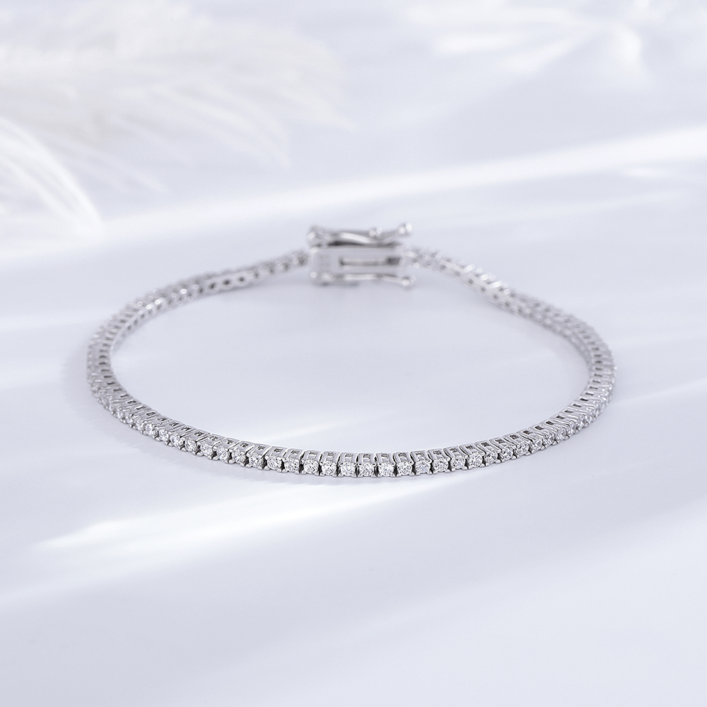 YLMyself 925 Sterling Silver T - Tennis Bracelet Cubic recensione e prezzo