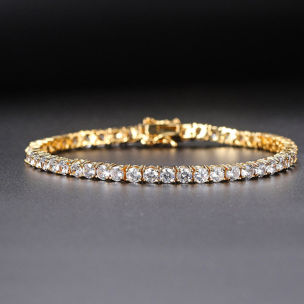 Solid Silver Fine Jewelry Chai - Tennis Bracelet Cubic recensione e prezzo