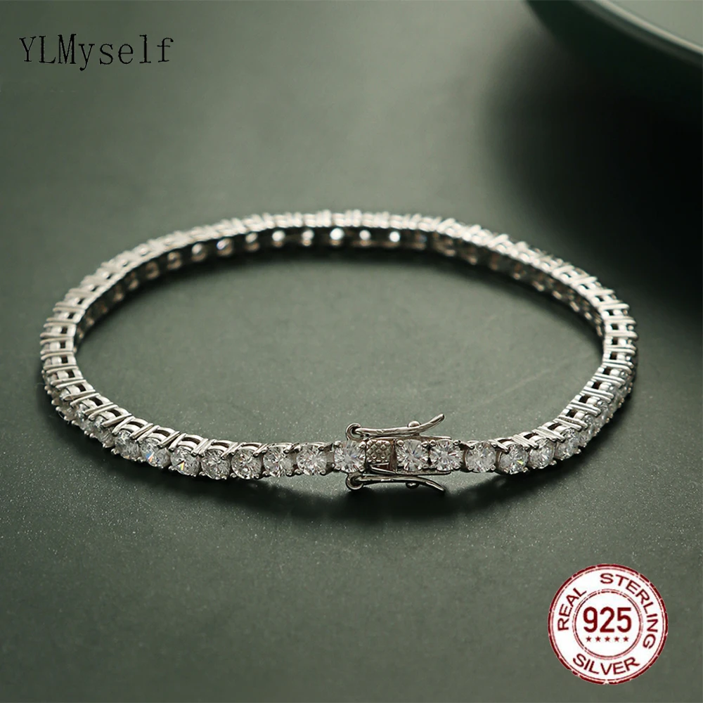 Solid Silver Fine Jewelry Chai - Tennis Bracelet Cubic recensione e prezzo