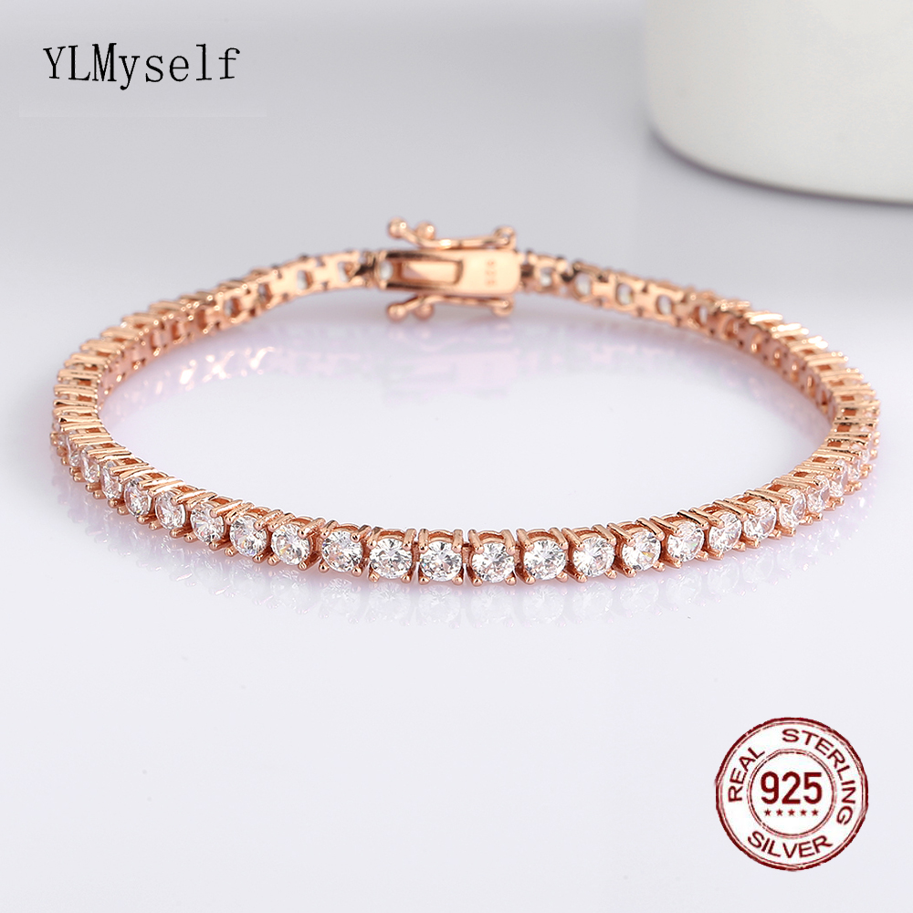 Solid Silver Fine Jewelry Chai - Tennis Bracelet Cubic recensione e prezzo