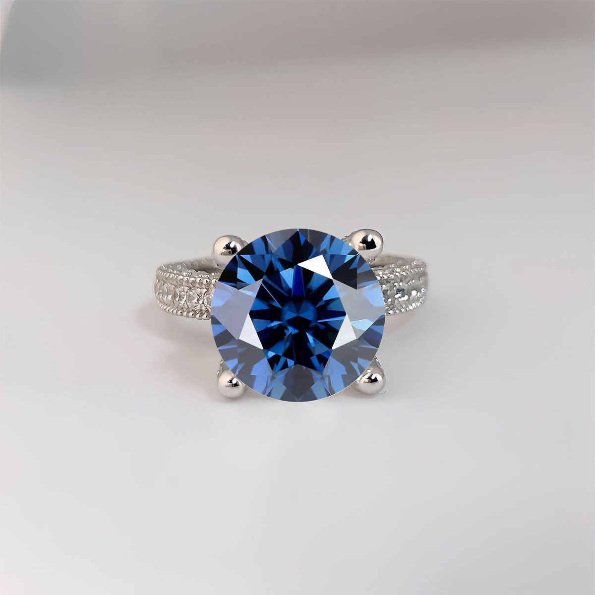 5 Carat Real Moissanite Diamon - Moissanite Ring recensione e prezzo
