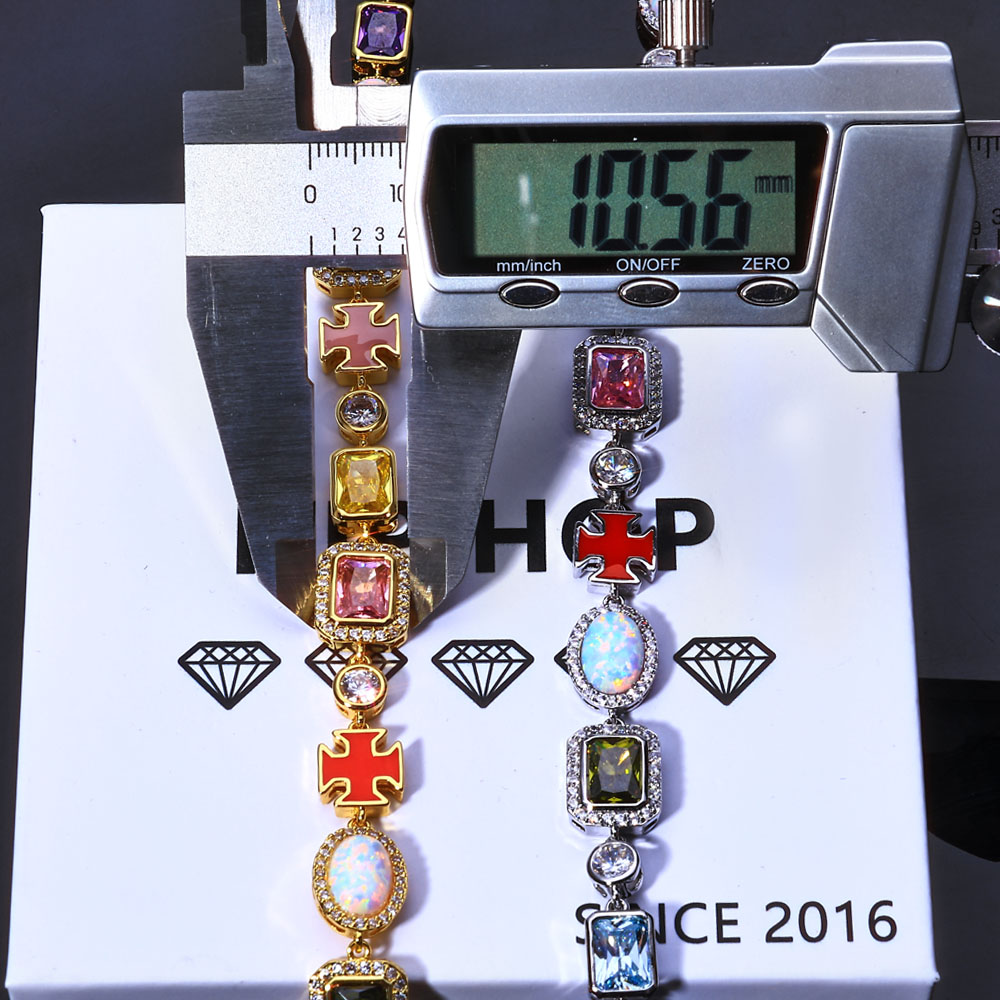 NY 10mm Colorful Gemstone Tenn - Tennis Bracelet Cubic recensione e prezzo