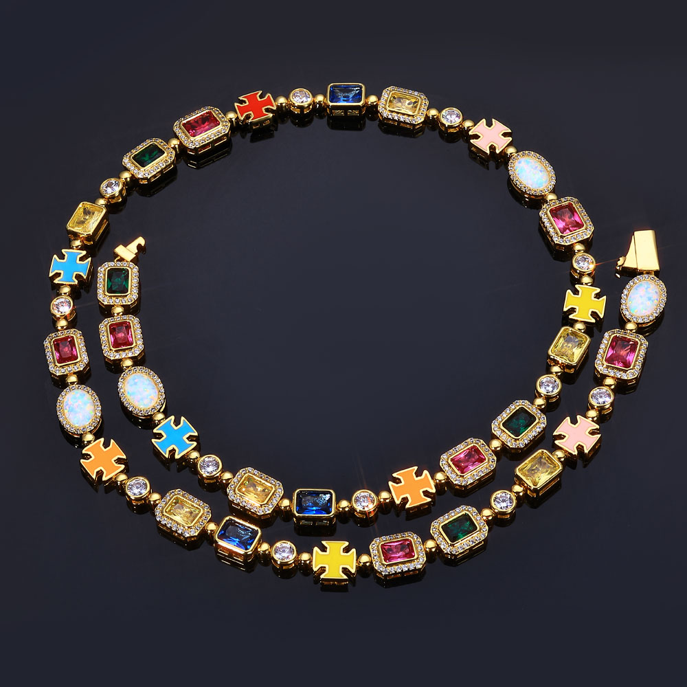 NY 10mm Colorful Gemstone Tenn - Tennis Bracelet Cubic recensione e prezzo