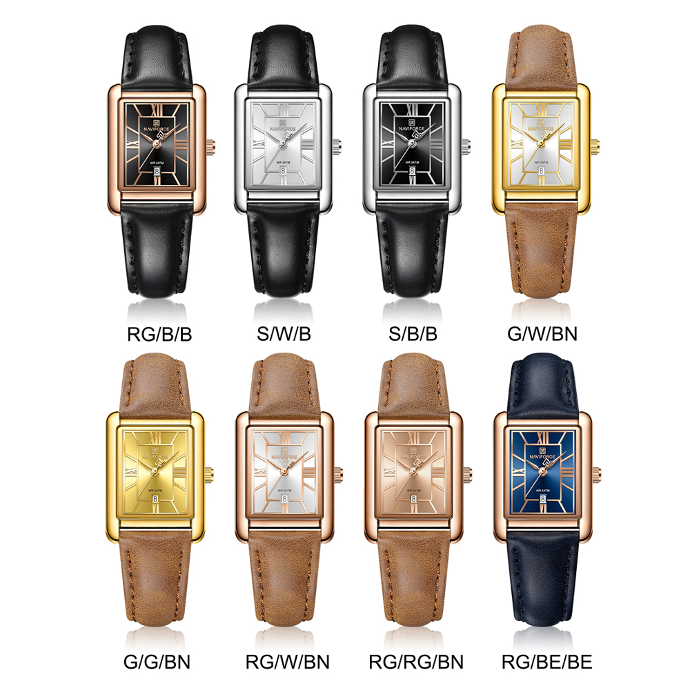 NAVIFORCE Women's Elegant Rect - Jewelry Watches For Ladies recensione e prezzo