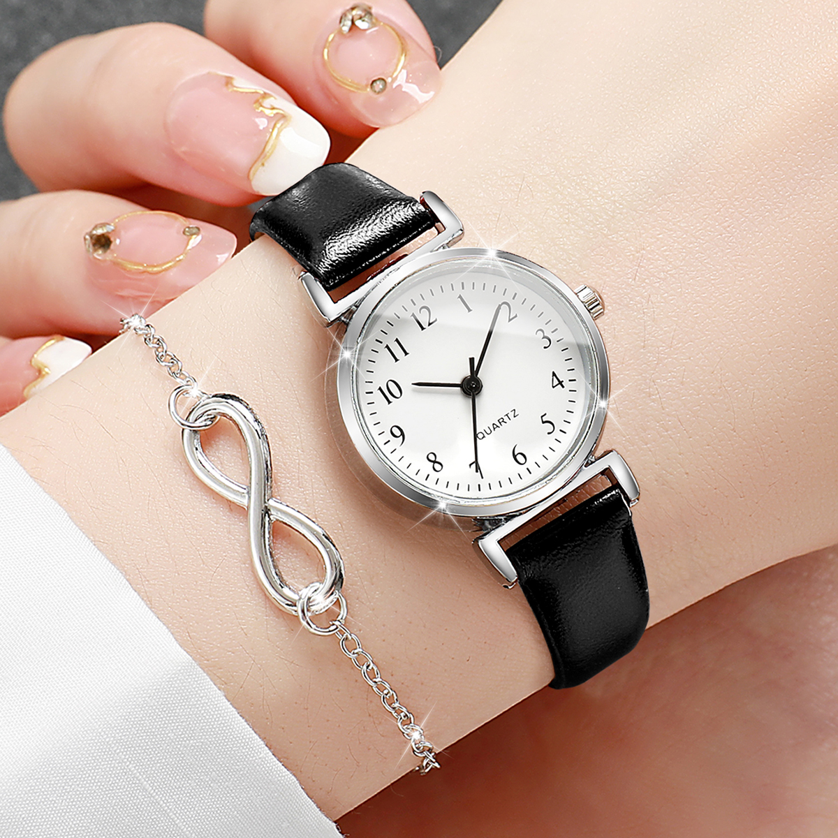3PCS  WATCH Fashion Small Arab - Jewelry Watches For Ladies recensione e prezzo