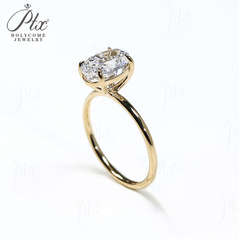 3CT Ring Moissanite Oval Shape - Moissanite Ring recensione e prezzo