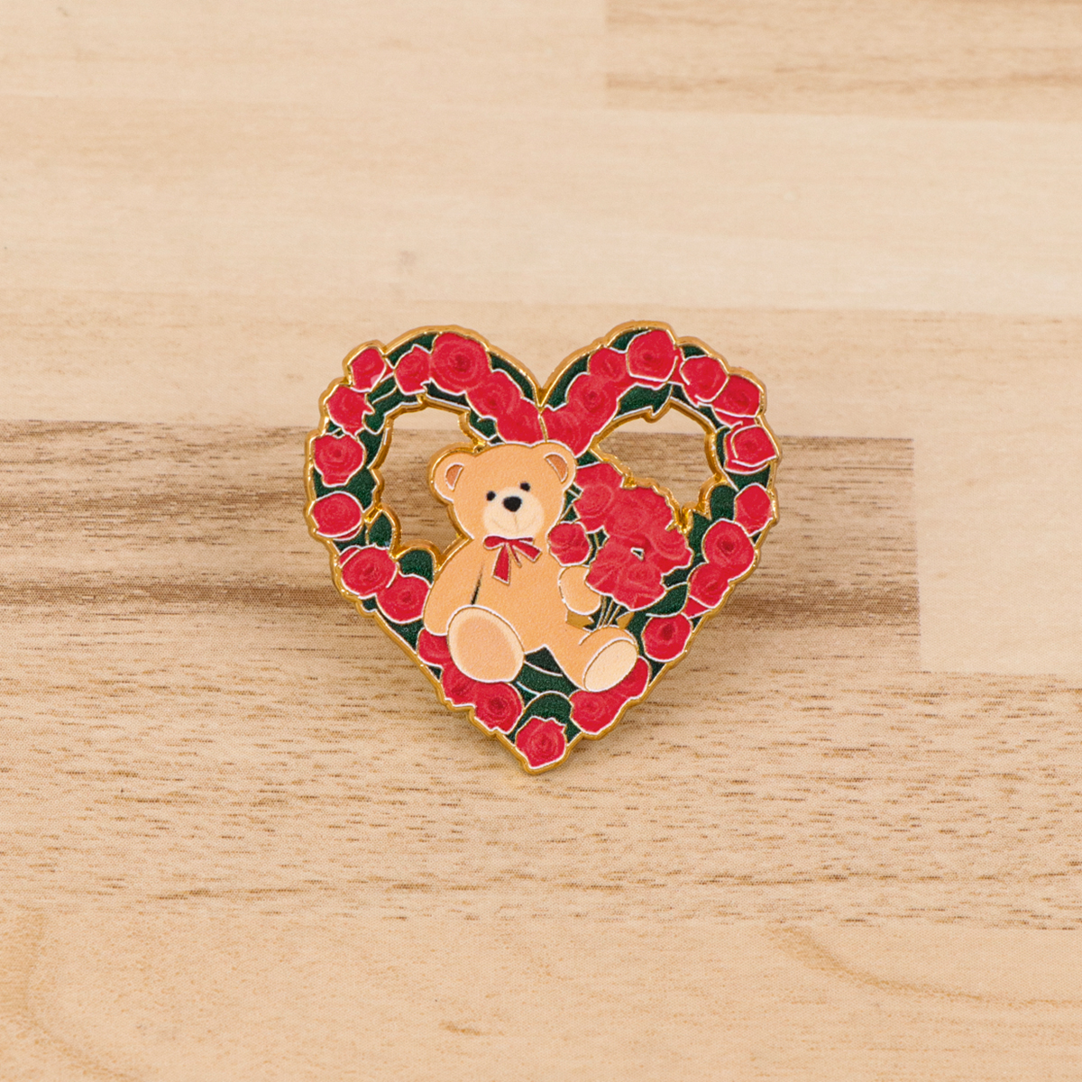 Fox Rose Bear Enamel Pins Anim - Wolf Jewelry & Watches Tampa Reviews recensione e prezzo