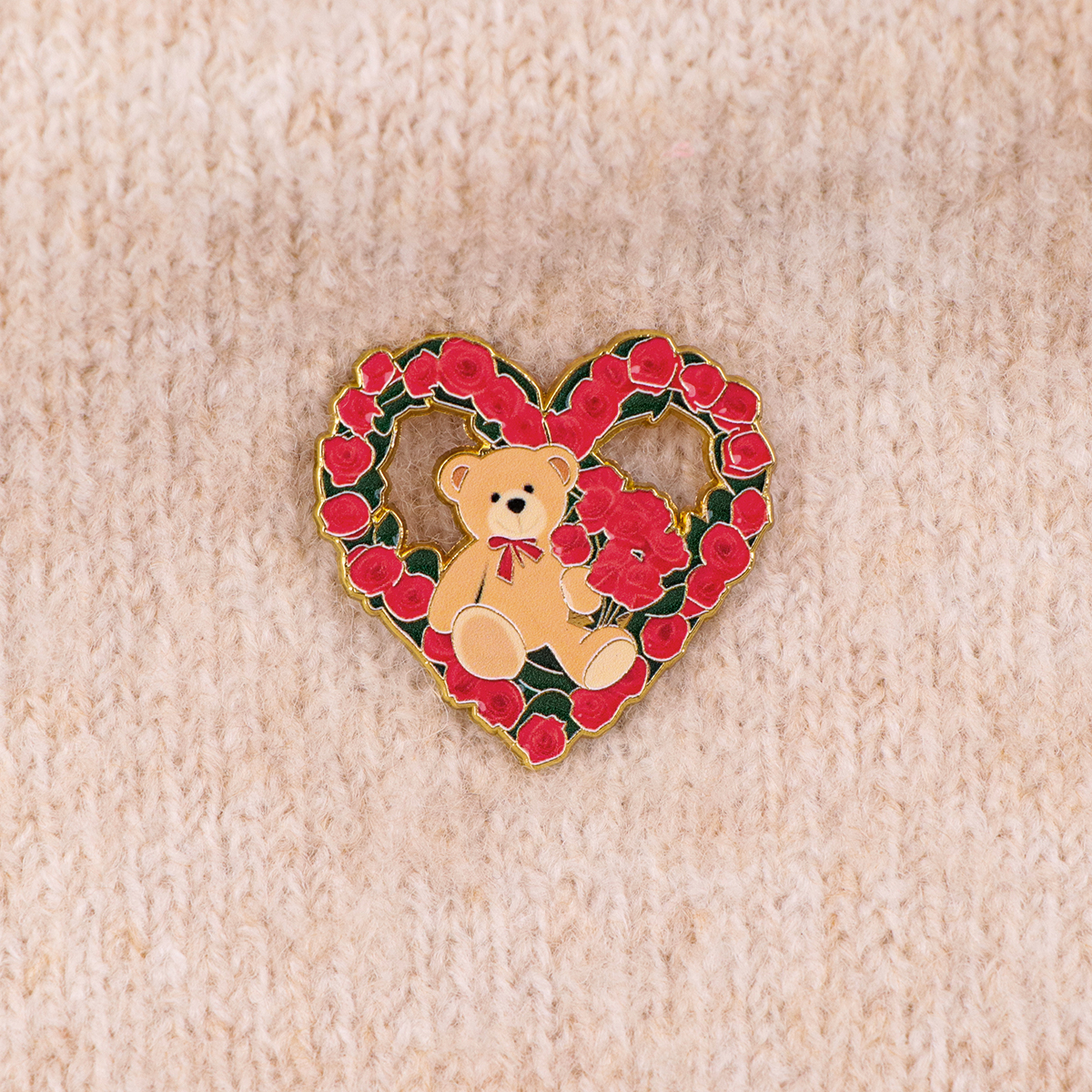 Fox Rose Bear Enamel Pins Anim - Wolf Jewelry & Watches Tampa Reviews recensione e prezzo