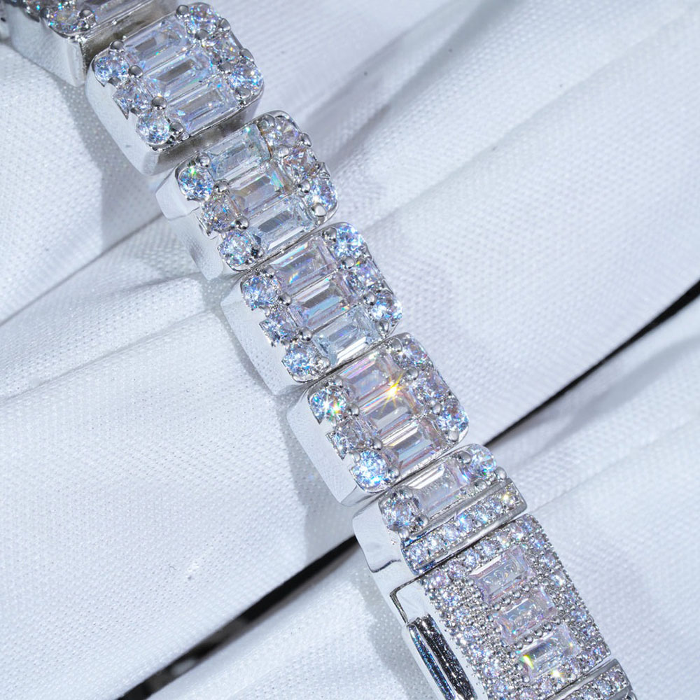 NY 8mm Cluster Tennis Bracelet - Tennis Bracelet Cubic recensione e prezzo