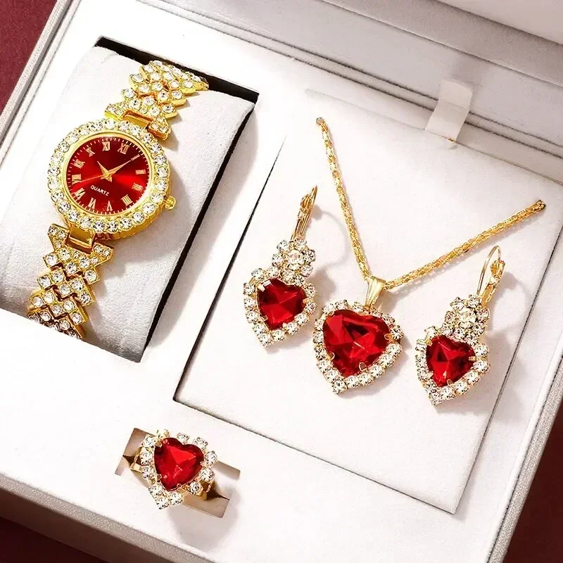 Golden Luxury Watch Women Ring - Jewelry Watches For Ladies recensione e prezzo