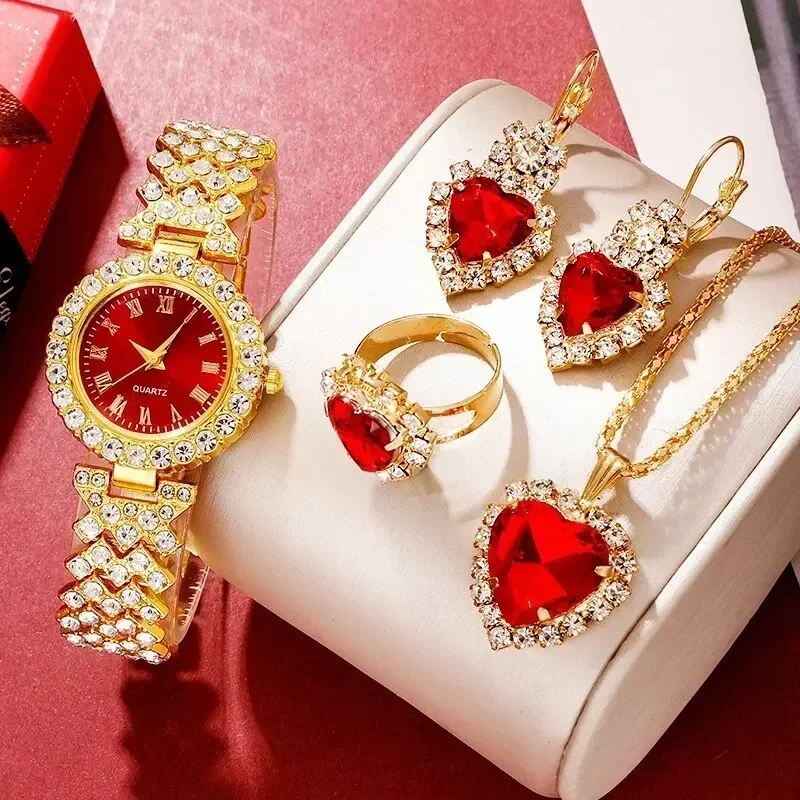 Golden Luxury Watch Women Ring - Jewelry Watches For Ladies recensione e prezzo