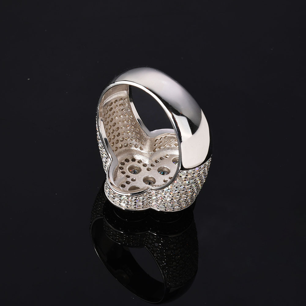 New Arrival HipHop Fine 925 Si - Moissanite Ring recensione e prezzo