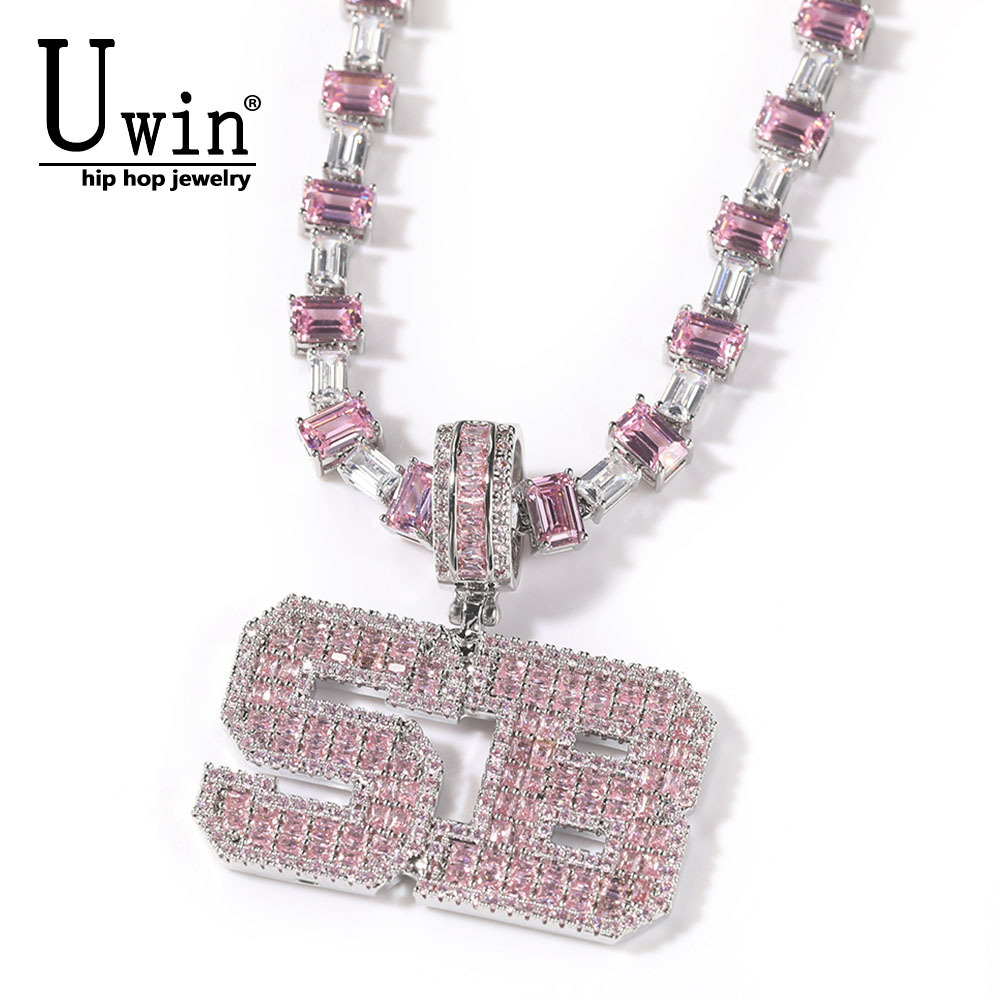 Uwin Pink Baguette Letters Cus - Tennis Bracelet Cubic recensione e prezzo
