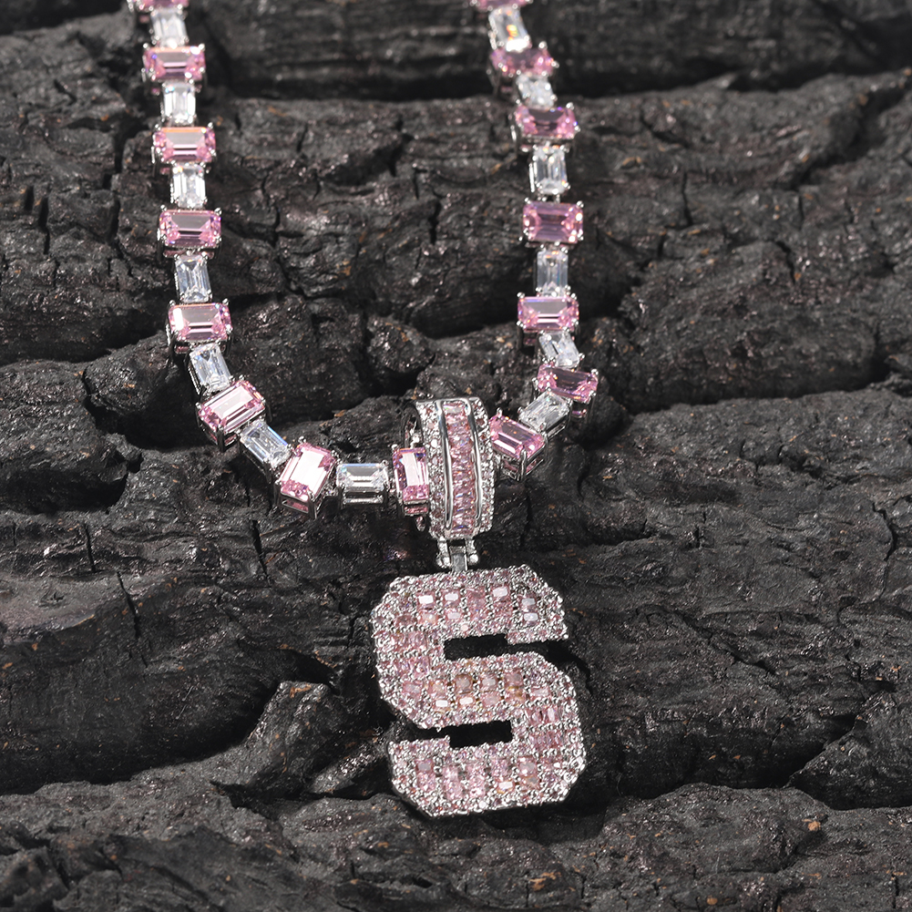 Uwin Pink Baguette Letters Cus - Tennis Bracelet Cubic recensione e prezzo