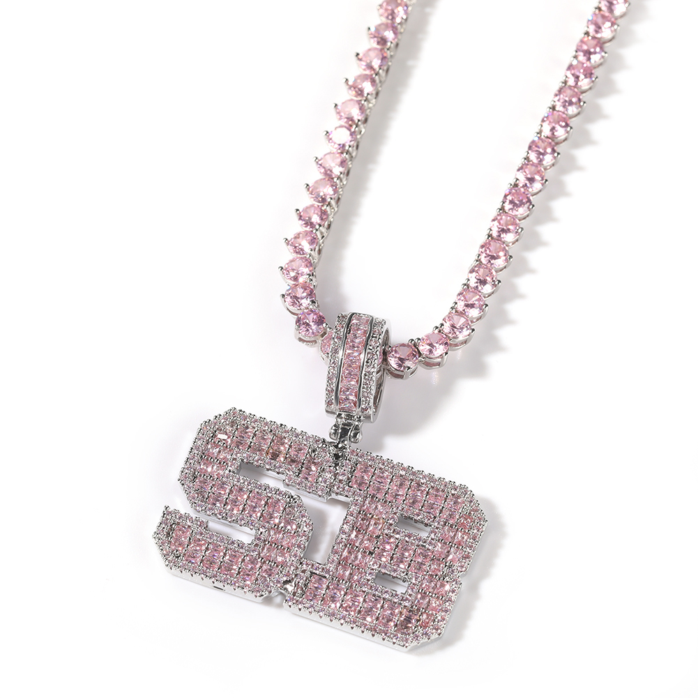 Uwin Pink Baguette Letters Cus - Tennis Bracelet Cubic recensione e prezzo