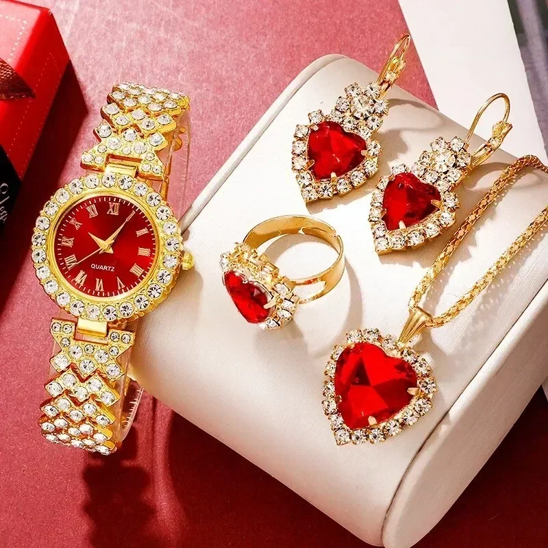Golden Luxury Watch Women Ring - Jewelry Watches For Ladies recensione e prezzo