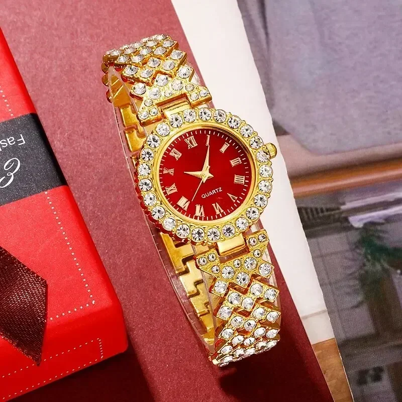 Golden Luxury Watch Women Ring - Jewelry Watches For Ladies recensione e prezzo
