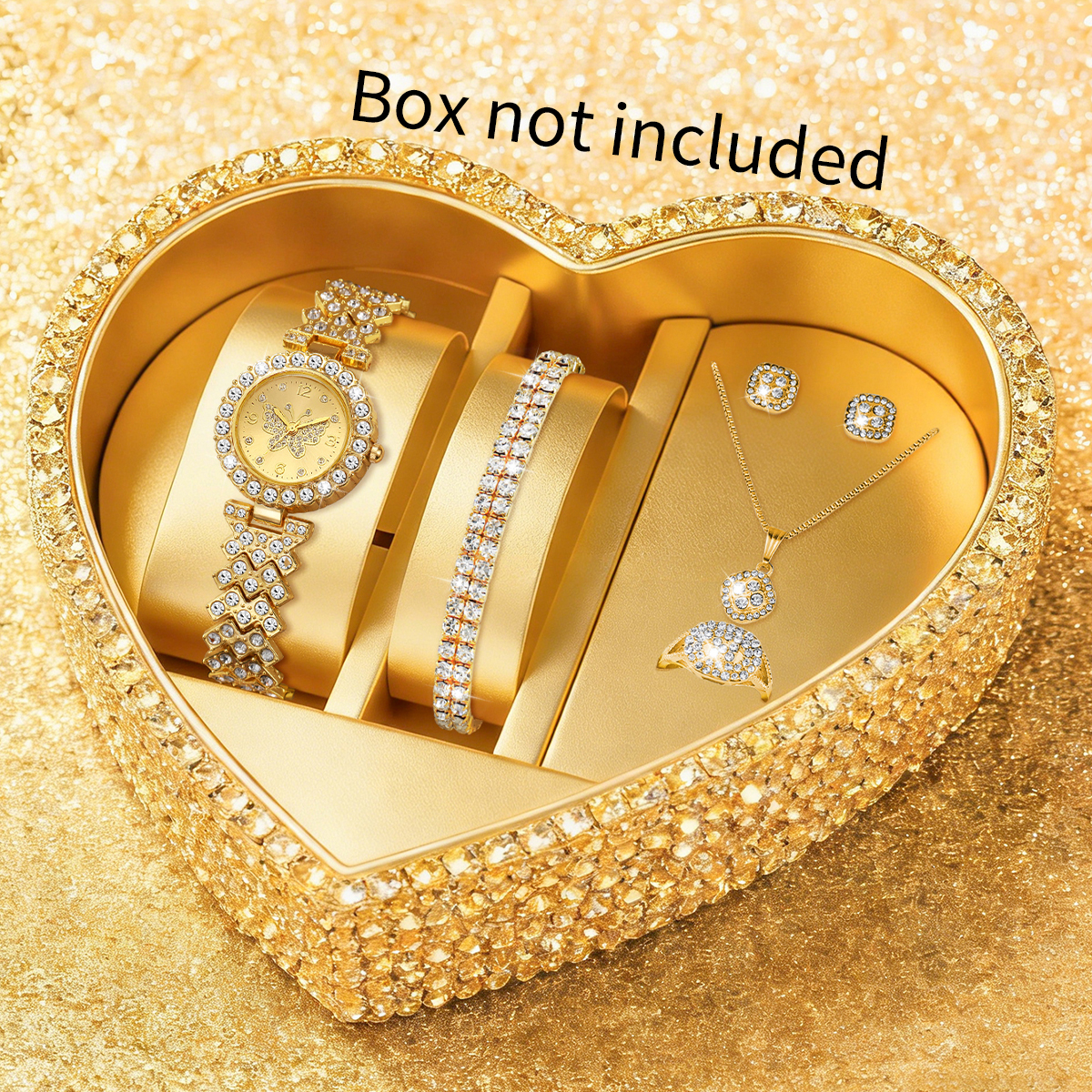 6PCS/Set Elegant  Women Rhines - Jewelry Watches For Ladies recensione e prezzo