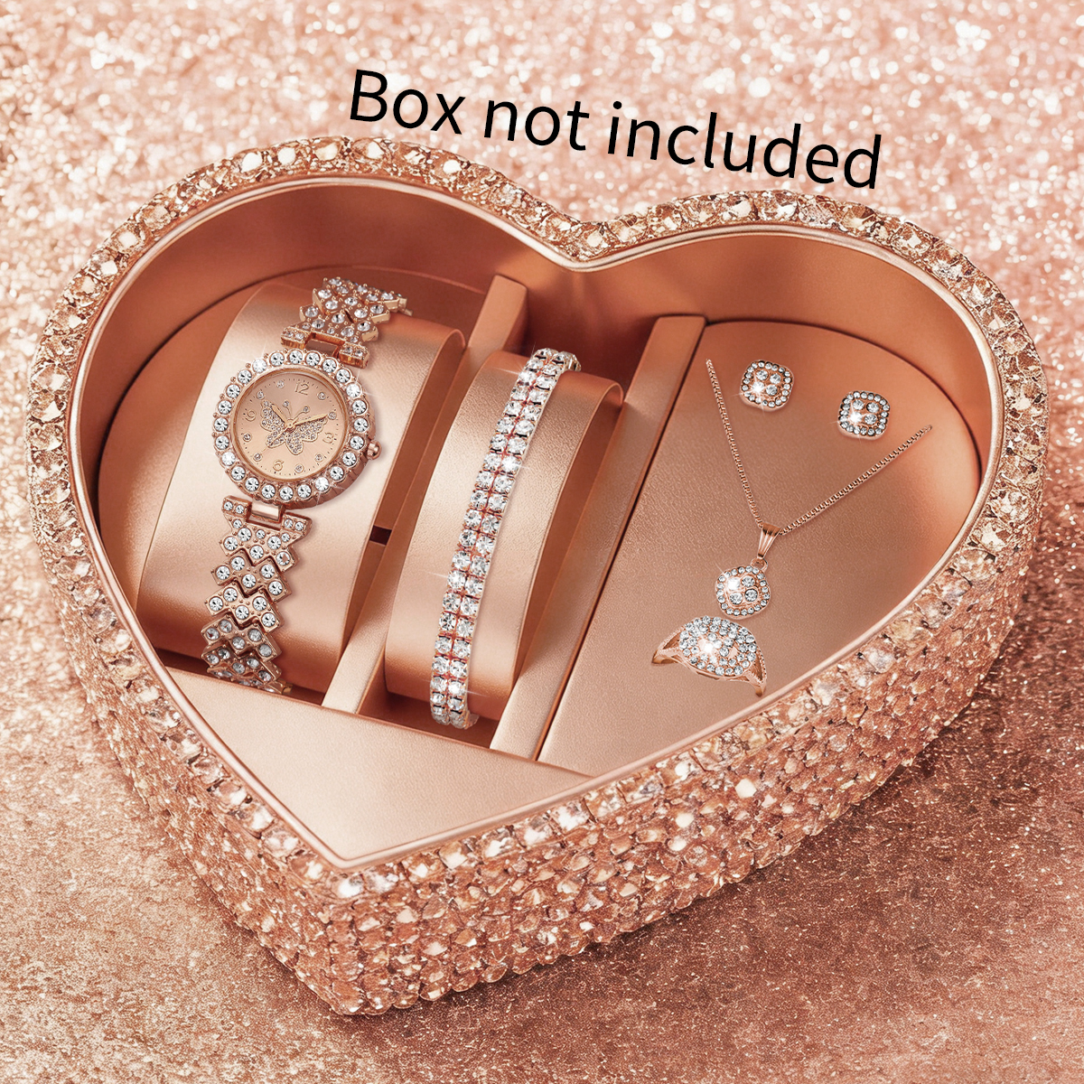 6PCS/Set Elegant  Women Rhines - Jewelry Watches For Ladies recensione e prezzo