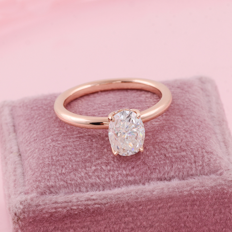 Provence 925 Silver Hidden Hal - Moissanite Ring recensione e prezzo