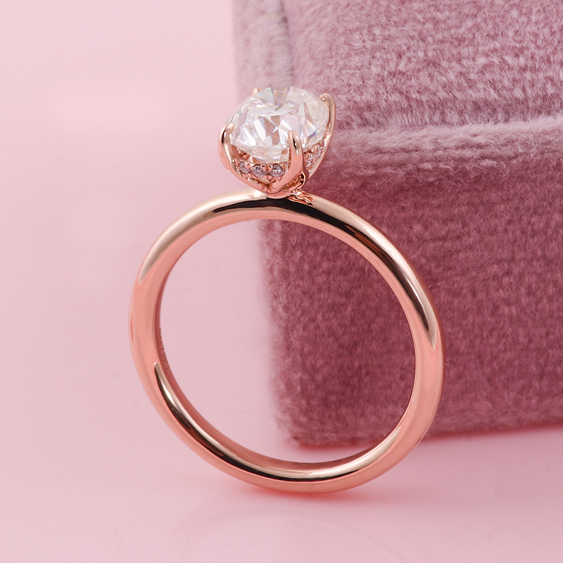 Provence 925 Silver Hidden Hal - Moissanite Ring recensione e prezzo