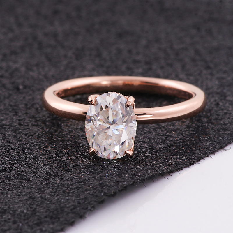 Provence 925 Silver Hidden Hal - Moissanite Ring recensione e prezzo