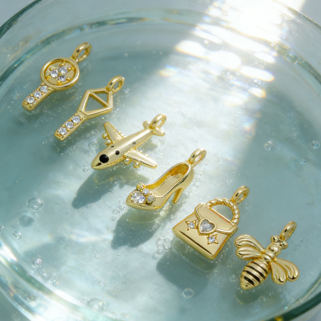 5Pcs Pendants Brass Cubic Zirc - Tennis Bracelet Cubic recensione e prezzo