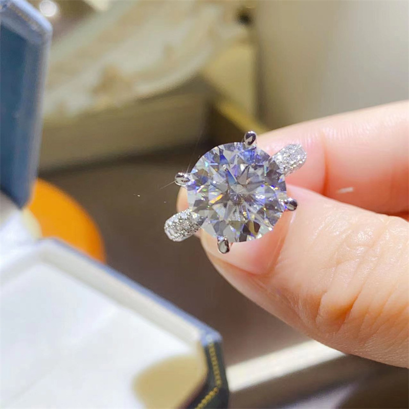5 Carat D Color VVS1 Moissanit - Moissanite Ring recensione e prezzo