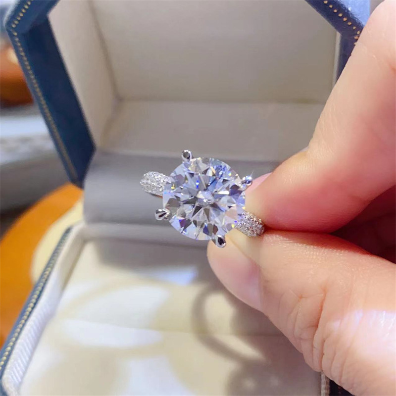 5 Carat D Color VVS1 Moissanit - Moissanite Ring recensione e prezzo