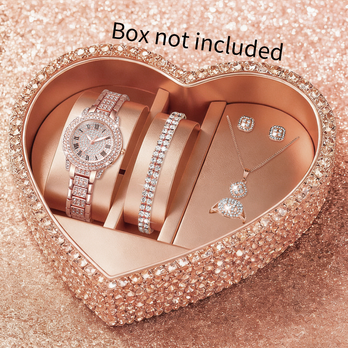6PCS Fashion Roma Dial Women Q - Jewelry Watches For Ladies recensione e prezzo