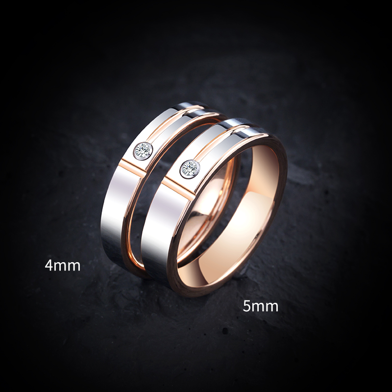 Wedding Rings for Men Women Ro - Moissanite Ring recensione e prezzo