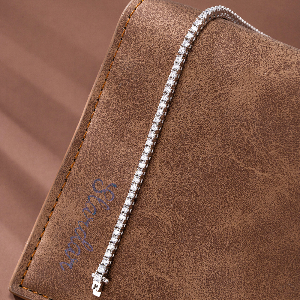 YLMyself Pure 925 Silver Tenni - Tennis Bracelet Cubic recensione e prezzo