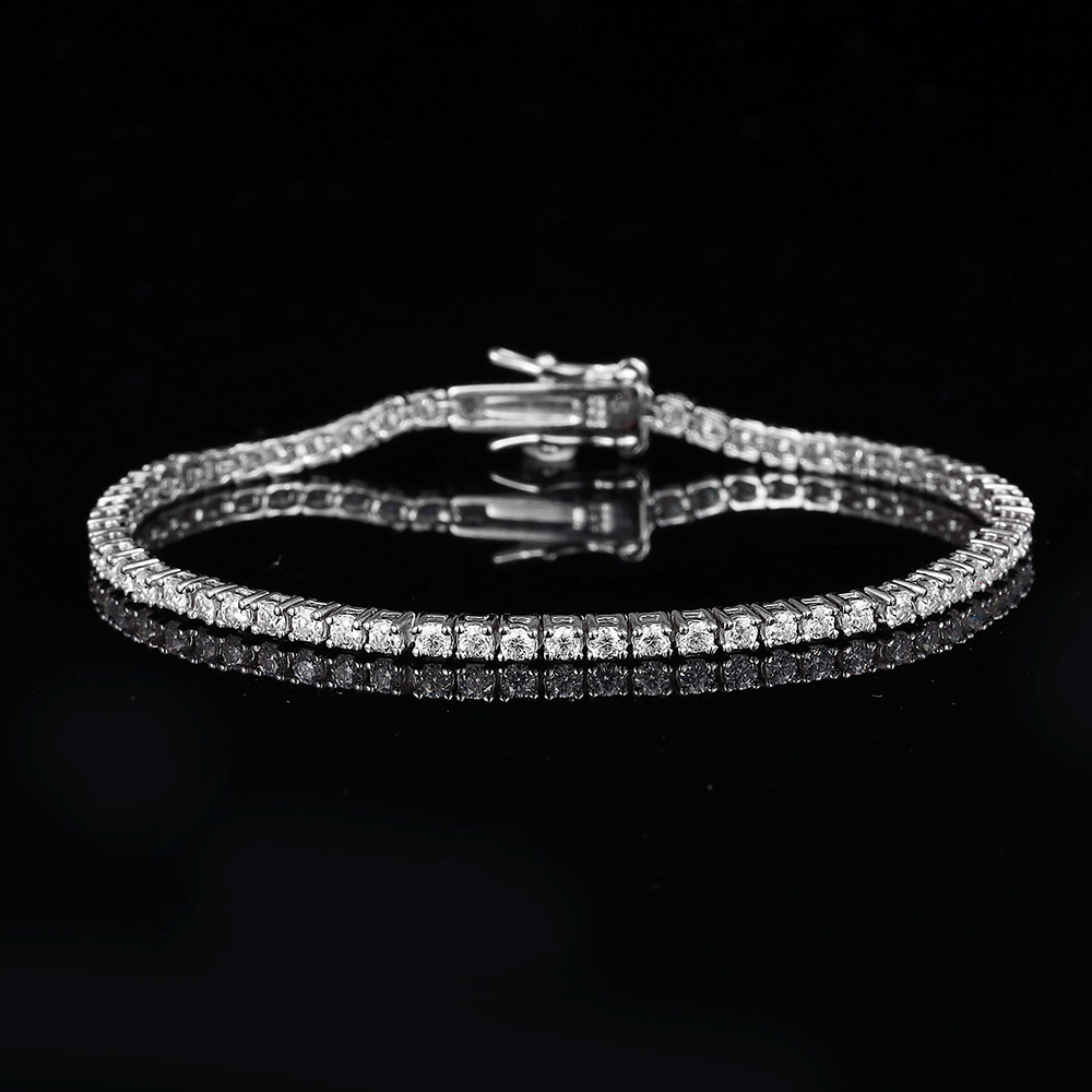YLMyself Pure 925 Silver Tenni - Tennis Bracelet Cubic recensione e prezzo