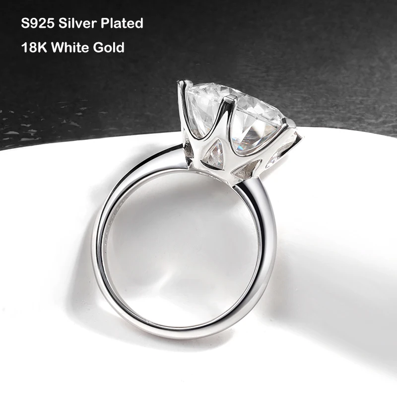 EWYA GRA Certified 0.5-10CT D  - Moissanite Ring recensione e prezzo