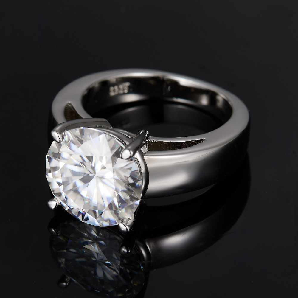 2 Carat D Color Moissanite Dia - Moissanite Ring recensione e prezzo