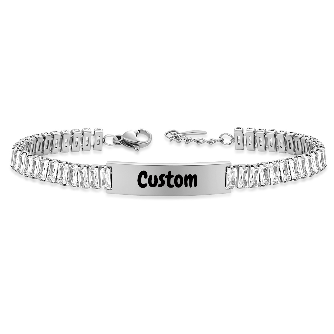 Customized Personalized Tennis - Tennis Bracelet Cubic recensione e prezzo