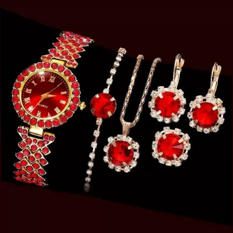 6PCS Elegant Women's Fashion J - Jewelry Watches For Ladies recensione e prezzo